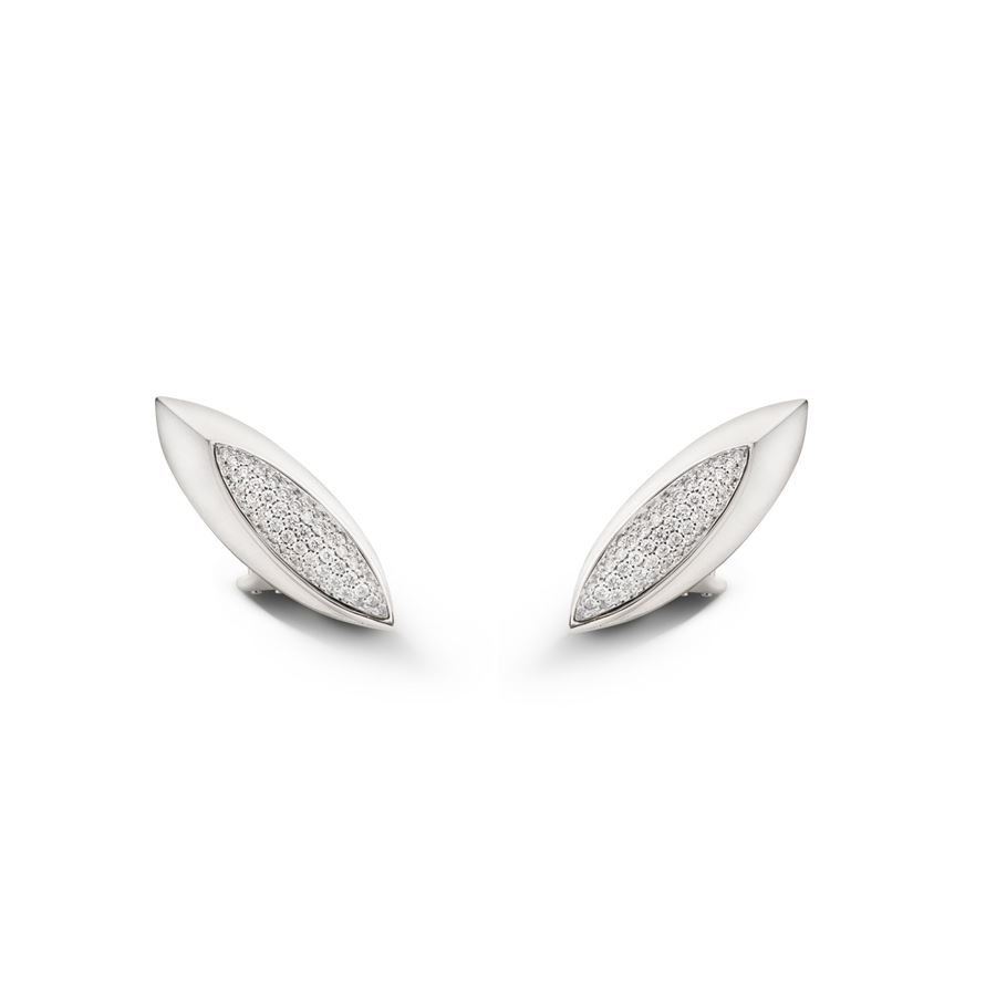 'Aurum' shield earrings with diamonds AURUM | OR SCUDOAU18B CT 2,30